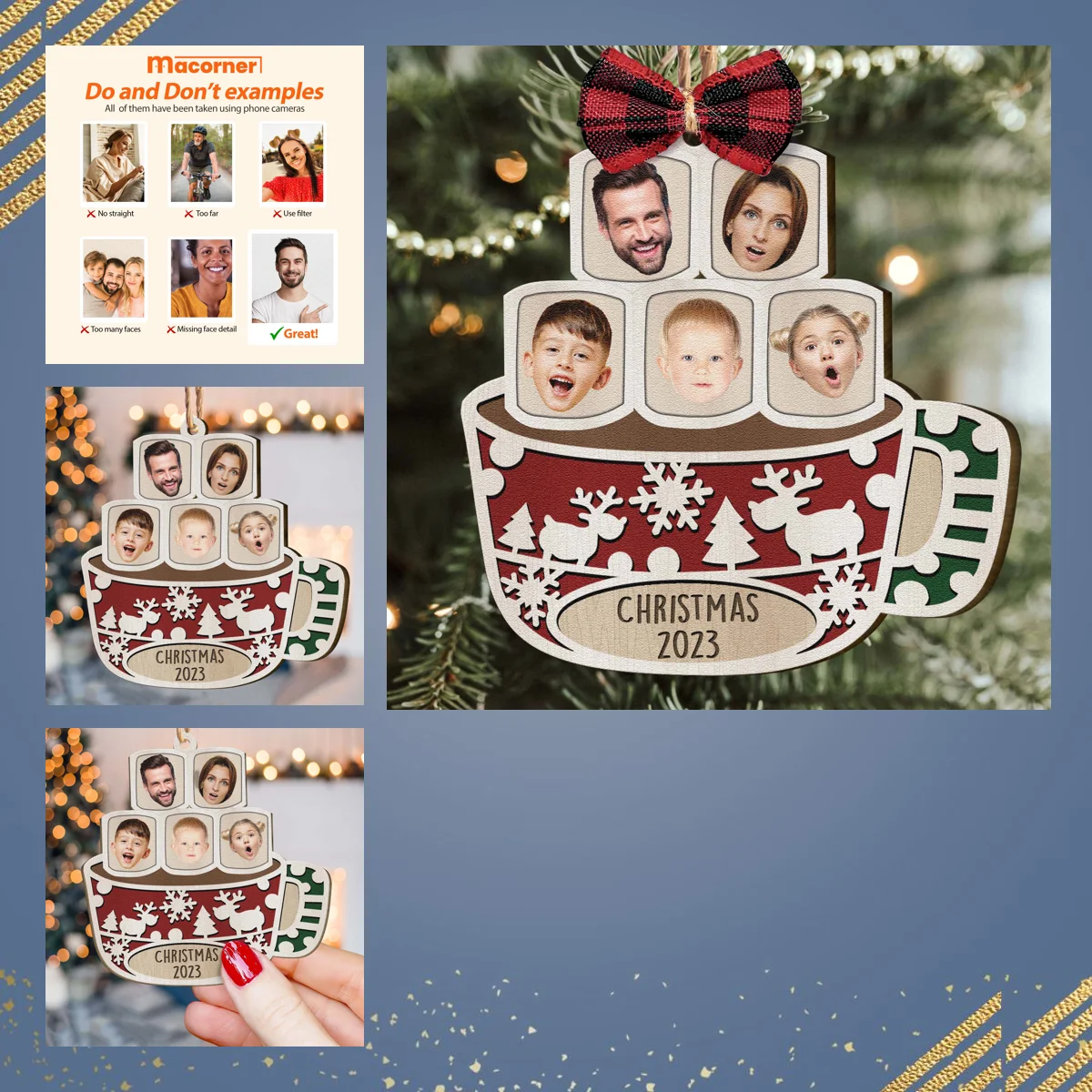 Our Family - Personalized Acrylic Ornament – Macorner